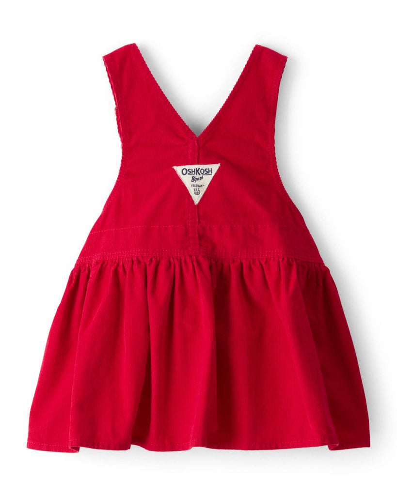 Peto de pana algodón rojo - Carter's