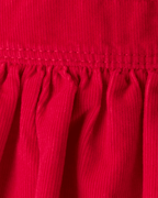 Peto de pana algodón rojo - Carter's