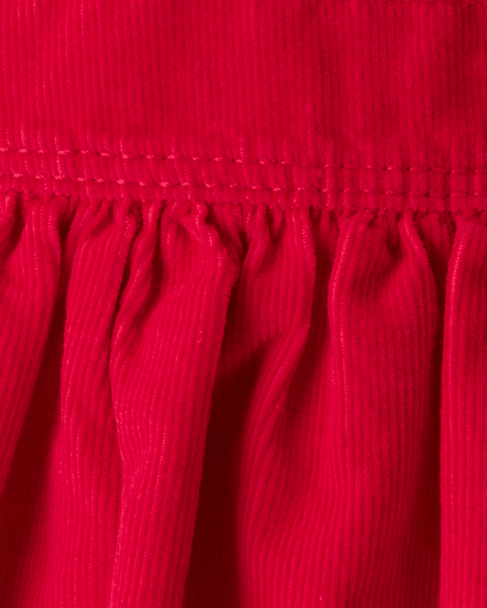Peto de pana algodón rojo - Carter's