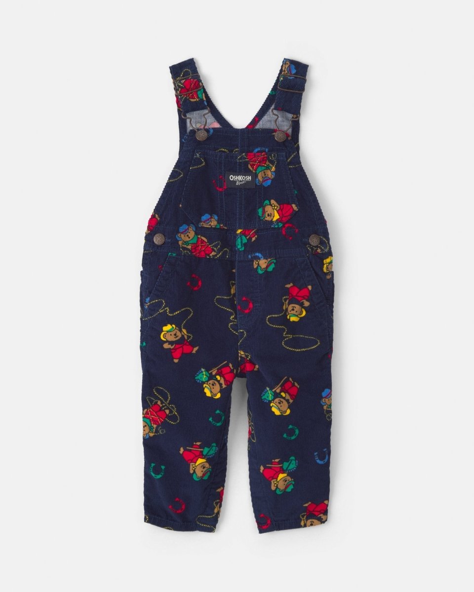 Peto de pana con estampado de osos, azul marino - Carter's