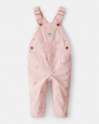 Peto de pana con lazo estampado rosa - Carter's