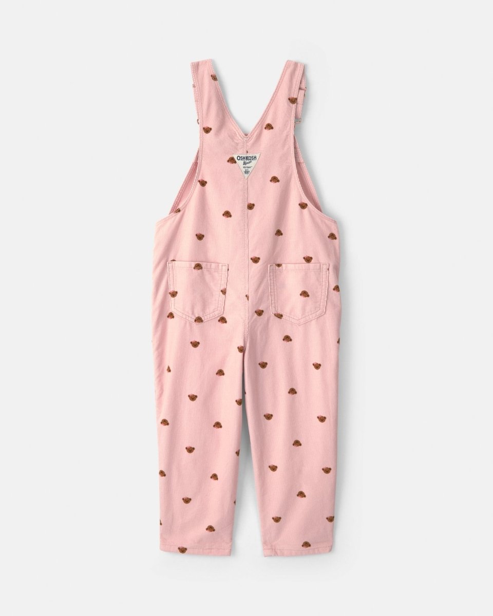Peto de pana de algodón para niña, osos en rosa - Carter's