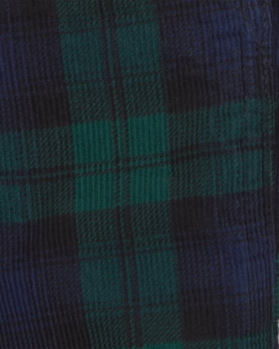 Peto de pana forrado a cuadros, azul marino y verde - Carter's