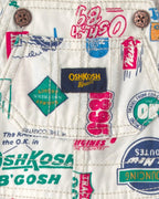 Peto de sarga de algodón, estampado con logo vintage - Carter's