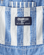 Peto denim clásico a rayas - Carter's