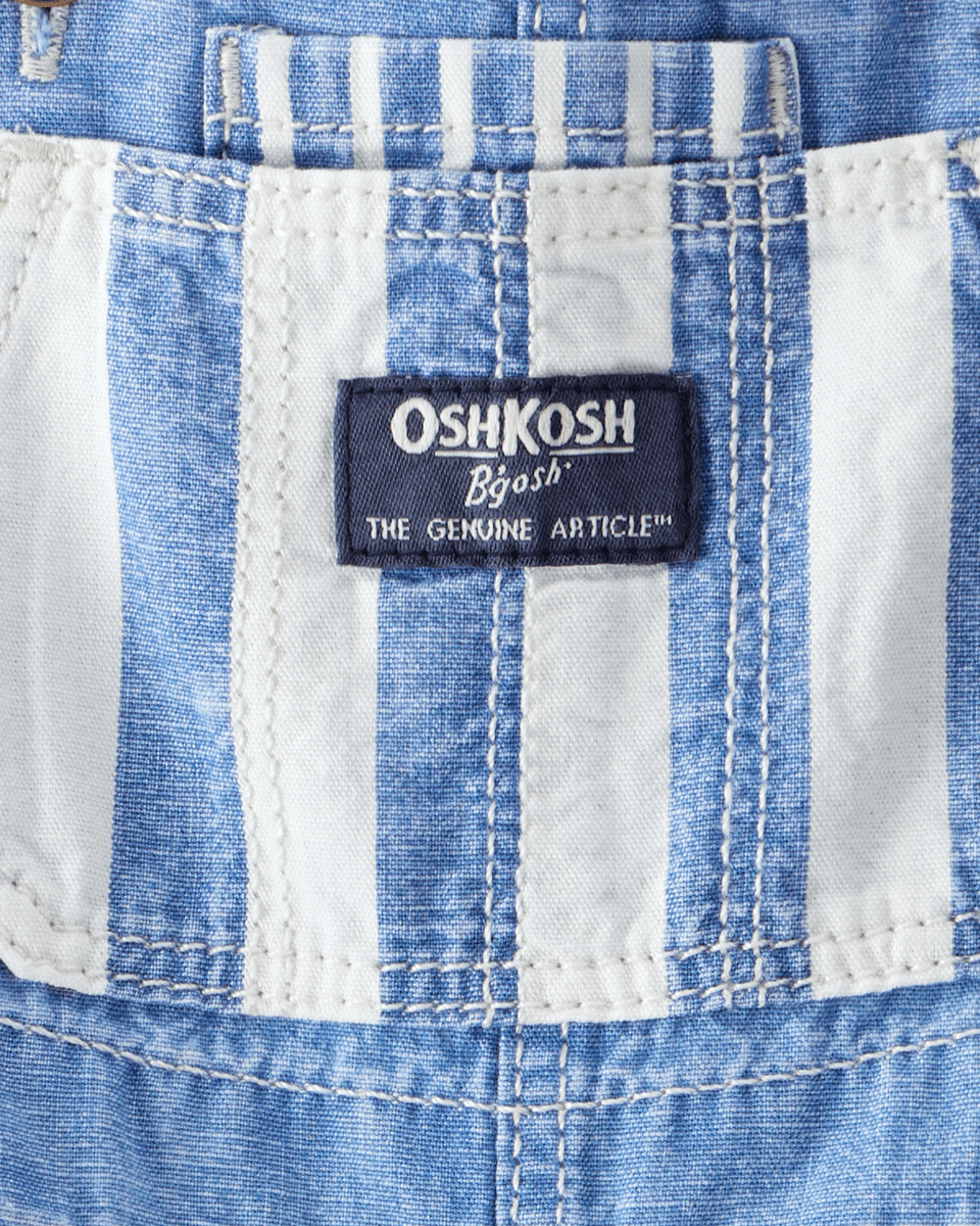 Peto denim clásico a rayas - Carter's