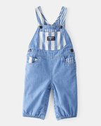 Peto denim clásico a rayas - Carter's