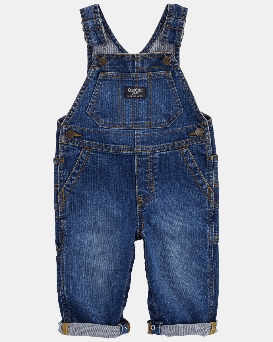 Peto denim clásico lavado oscuro - Carter's