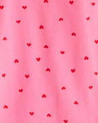 Pijama 4 piezas de algodón con diseño corazones - Carter's