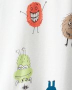 Pijama algodón con diseño monstruos - Carter's