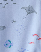 Pijama de algodón con estampado de animales marinos - Carter's