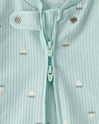 Pijama de algodón con estampado de veleros - Carter's