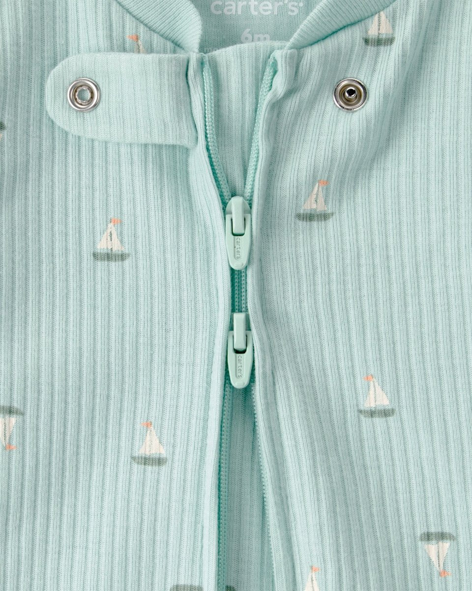 Pijama de algodón con estampado de veleros - Carter's