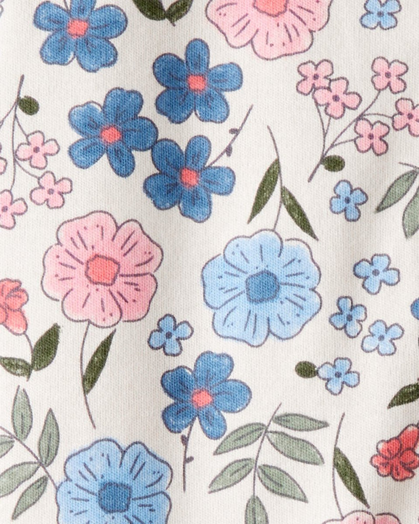 Pijama de algodón con estampado floral nostálgico - Carter's