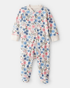 Pijama de algodón con estampado floral nostálgico