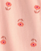Pijama de algodón con estampado floral - Carter's