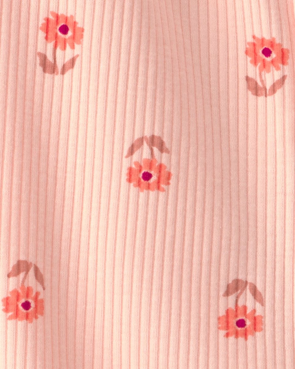 Pijama de algodón con estampado floral - Carter's