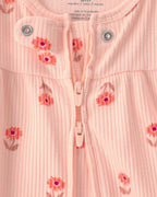 Pijama de algodón con estampado floral - Carter's