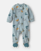 Pijama de polar con pie, dinosaurios en azul - Carter's