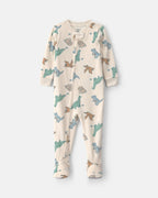 Pijama de terciopelo con antideslizantes, dinosaurios - Carter's