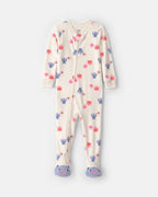 Pijama de terciopelo con pie bordado, monstruos - Carter's