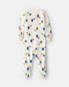 Pijama de terciopelo con pie y antideslizantes, monstruos - Carter's