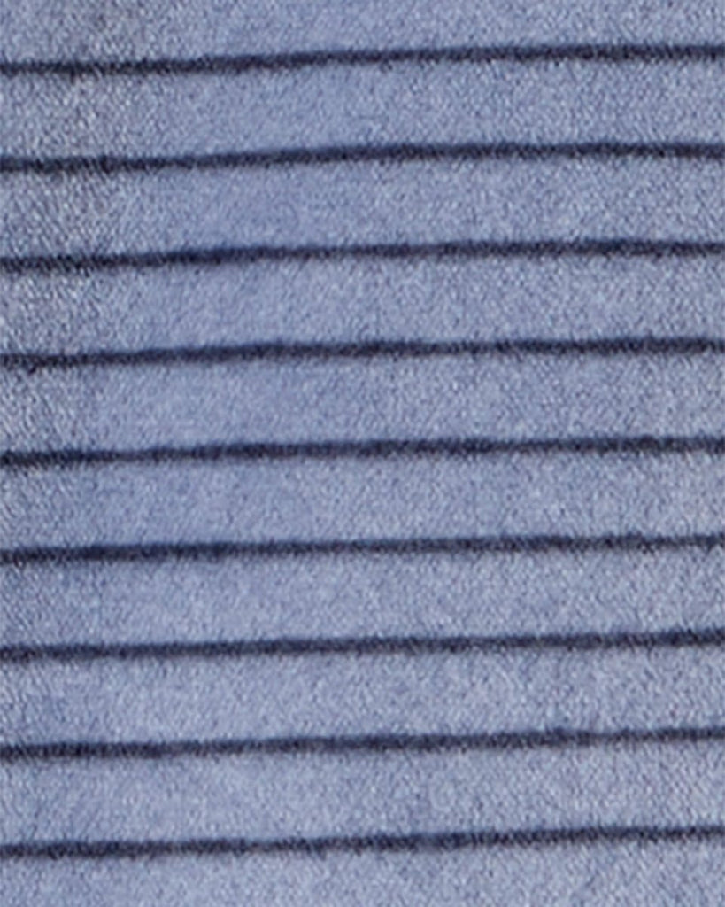 Pijama dos piezas de felpa con gorro azul - Carter's