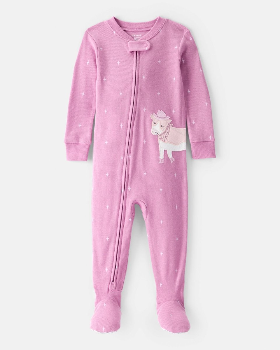 Pijama enterizo de algodón con vaquita - Carter's