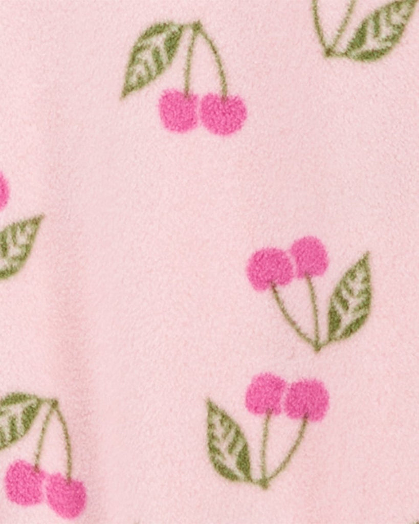 Pijama enterizo de micropolar, con pie, diseño cerezas - Carter´s España