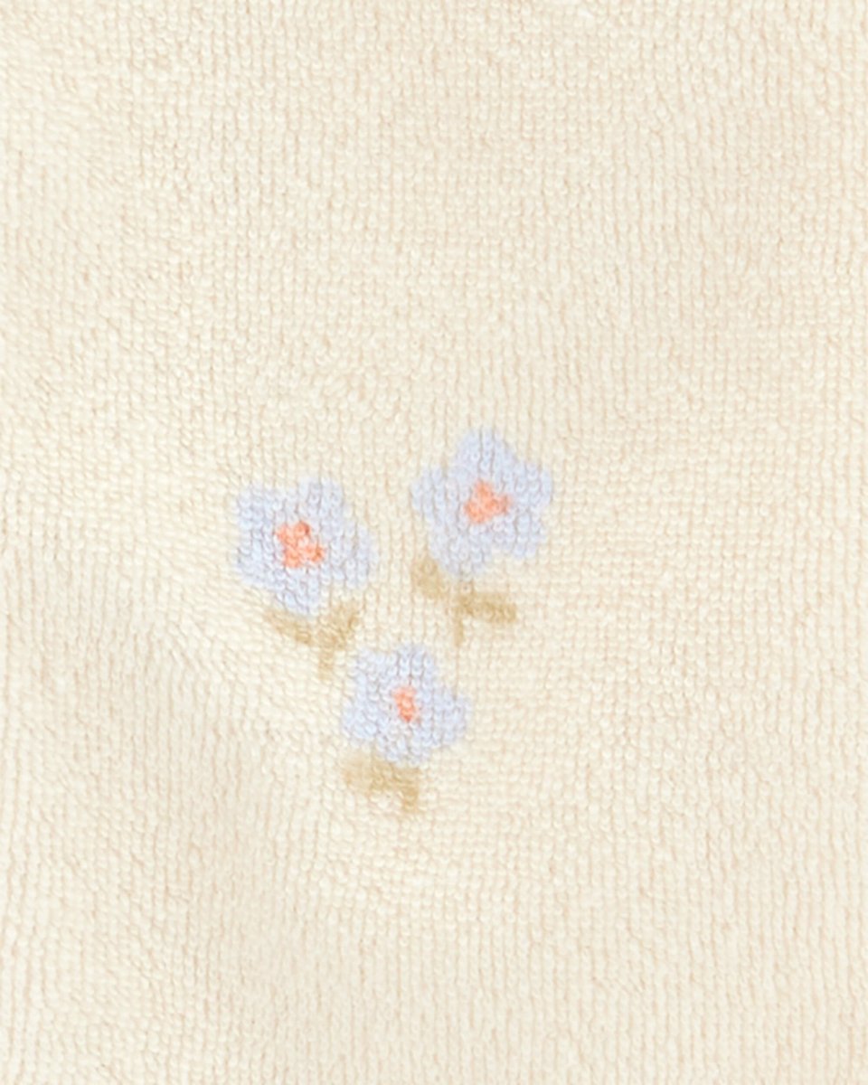 Pijama enterizo de rizo con cremallera y estampado floral - Carter´s España