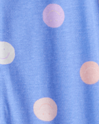 Pijama entero con estampado smiley en azul - Carter's