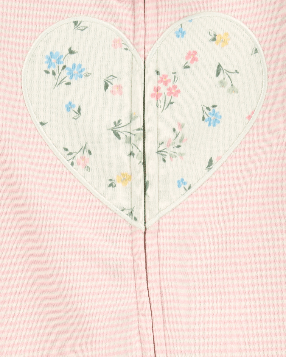Pijama entero de algodón diseño corazón - Carter's