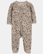 Pijama entero de algodón térmico diseño floral - Carter's