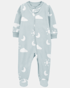 Pijama entero de microfibra diseño nubes - Carter's