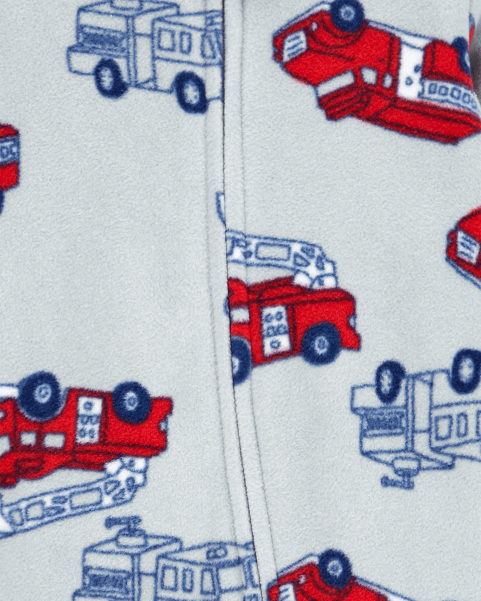 Pijama entero de micropolar diseño bomberos - Carter's