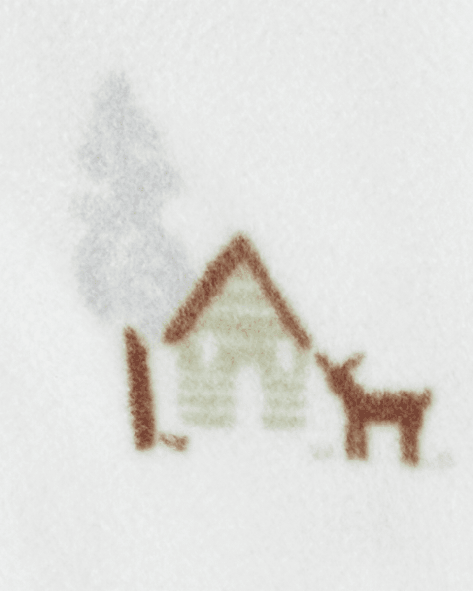 Pijama entero de micropolar diseño cabaña - Carter's