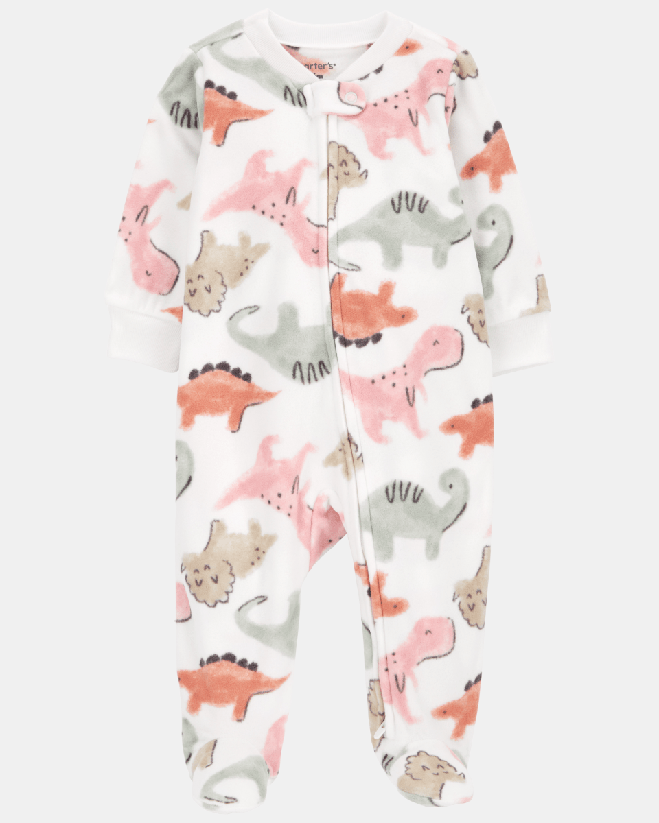 Pijama entero de micropolar diseño dinosaurios - Carter's