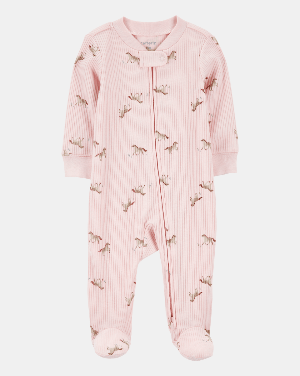 Pijama entero punto canalé diseño caballo - Carter's