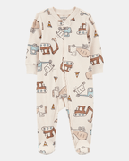 Pijama entero punto canalé diseño constructor - Carter's