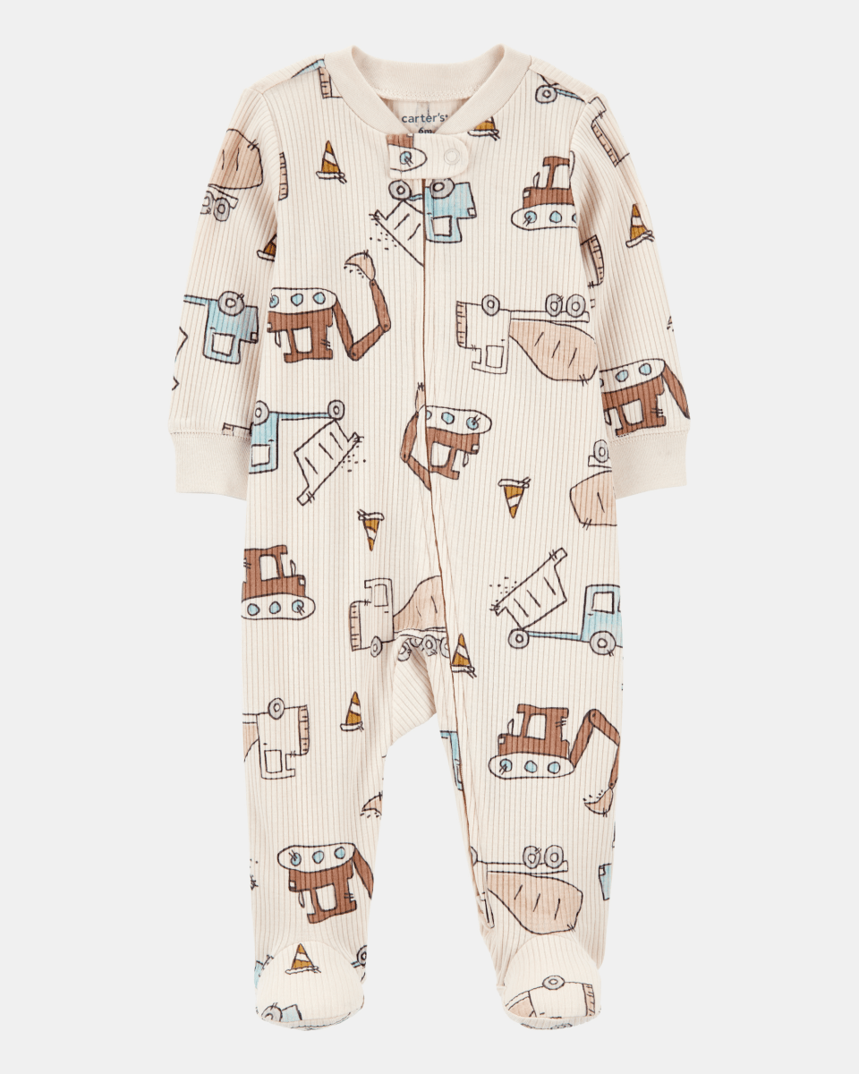 Pijama entero punto canalé diseño constructor - Carter's