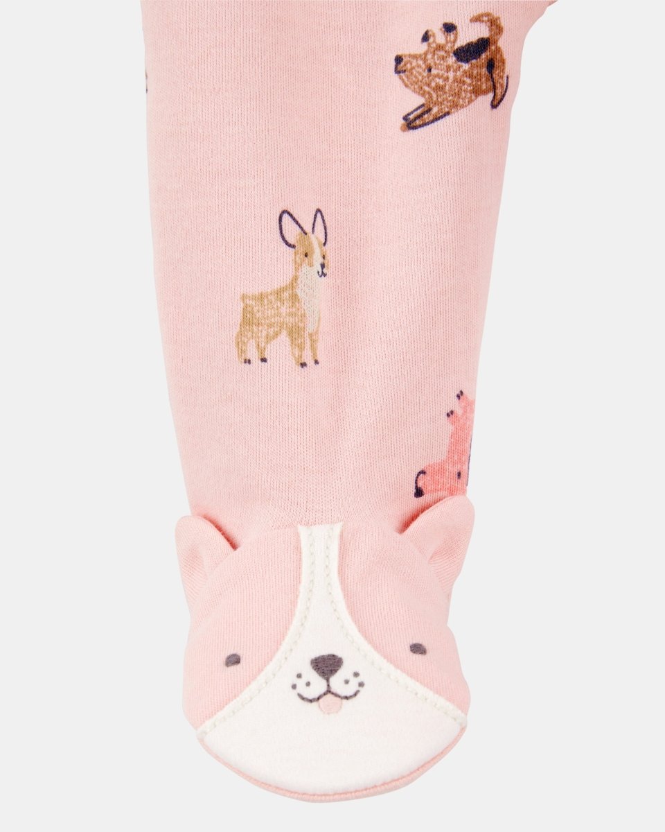Pijama entero rosa diseño perritos - Carter's