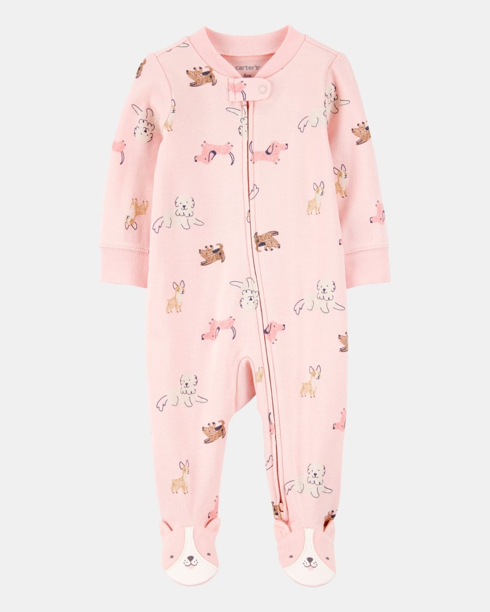 Pijama entero rosa diseño perritos - Carter's