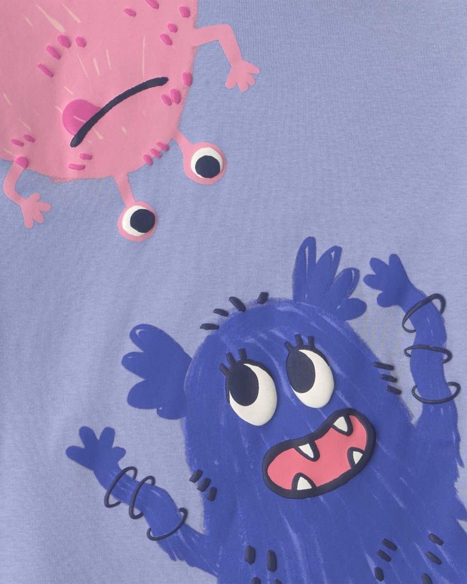 Pijama pack de 4 piezas de algodón, monstruos en azul - Carter's
