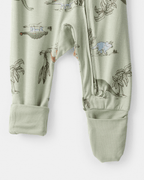 Pijama sostenible de algodón suave, diseño dinosaurios verde - Carter's