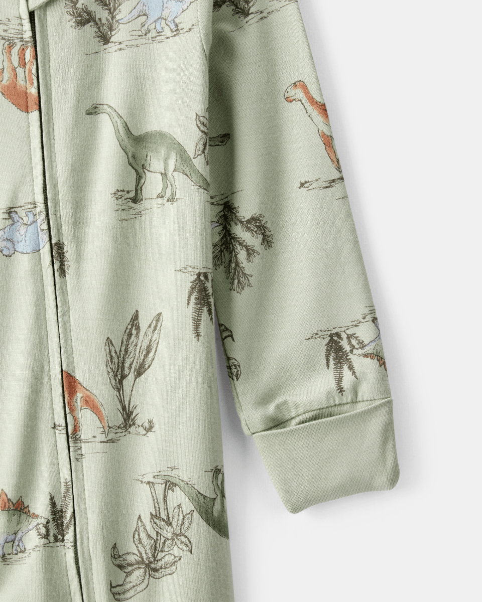 Pijama sostenible de algodón suave, diseño dinosaurios verde - Carter's