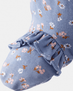 Pijama una pieza de algodón, con pie, diseño floral - Carter's