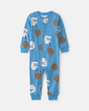 Pijama una pieza de algodón, leche y galletas