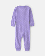 Pijama una pieza de algodón, mascotas en morado - Carter's