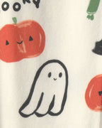 Pijama una pieza de punto con pie, Halloween en crema - Carter's