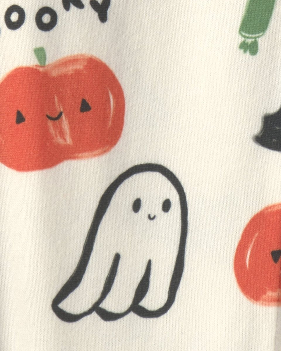 Pijama una pieza de punto con pie, Halloween en crema - Carter's